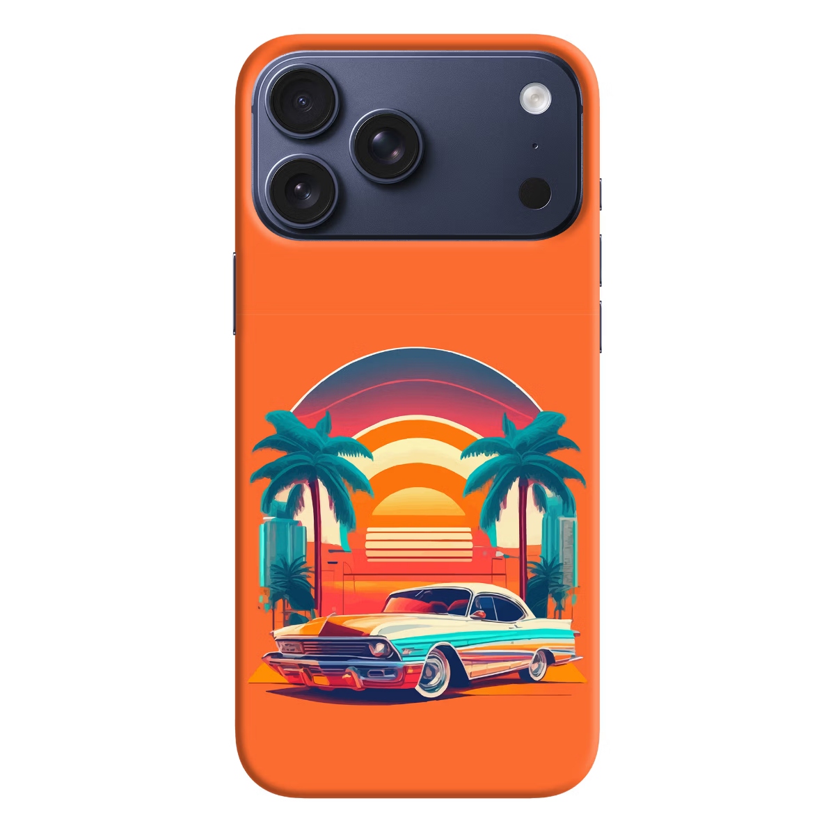 Retro Sunset Palm Drive Case